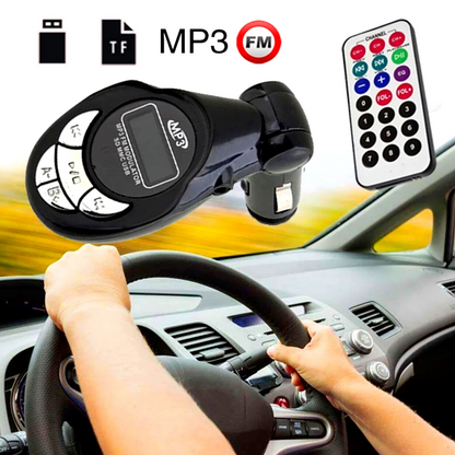 Universal Cargador FM Transmisor Para Carro Reproductor Con Bluetooth MP3 USB