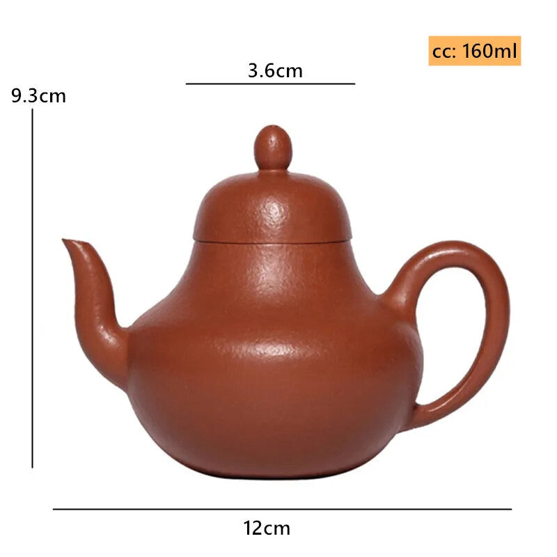 160ml Purple Clay Teapot Filter Teapot Tea Infuser Handmade Beauty Teaware set