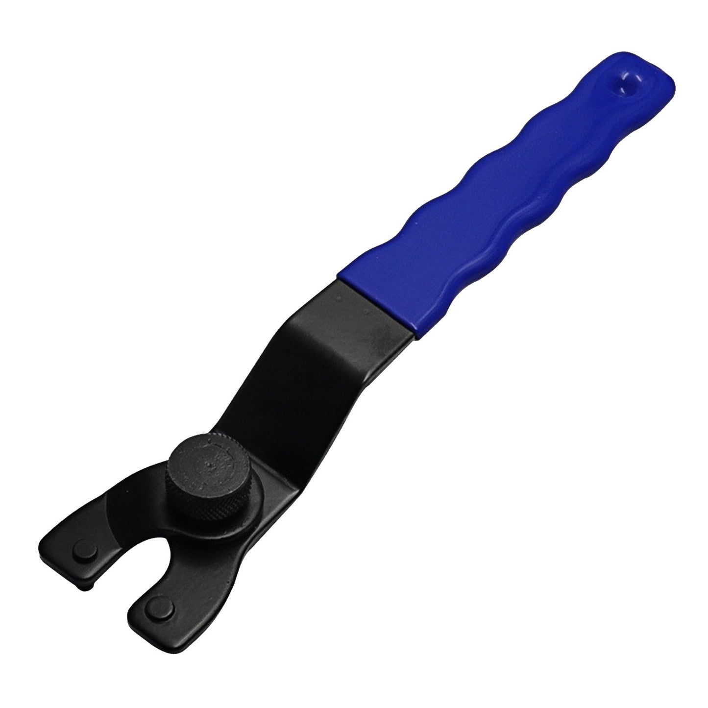 Durable Grinder Disc Wrench Tool Adjustable 0.5-1.25in Pin Spanner Rubber Grip;