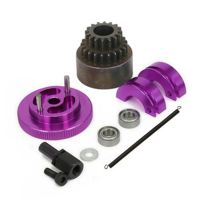 Metal 16-21T Double Gear Clutch Flywheel Bearing For HSP 94122 02023 1/10 RC n