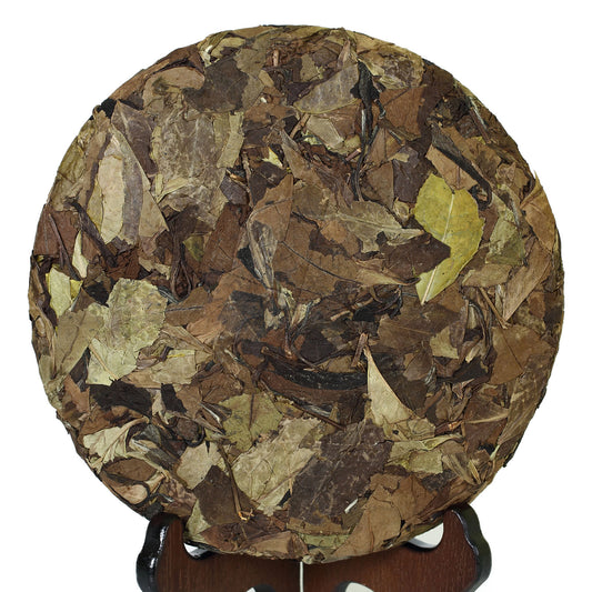 2010 360g Fuding Ancient Wild White Tea Spring Leaf Slice Aged Cake White Tea-