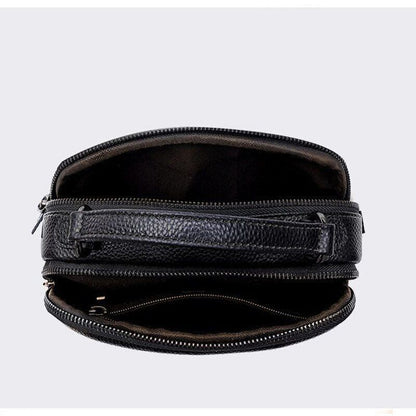 Rivet Handbag Genuine Leather Shell Vintage Shoulder Messenger Purse 20*18*9 CM