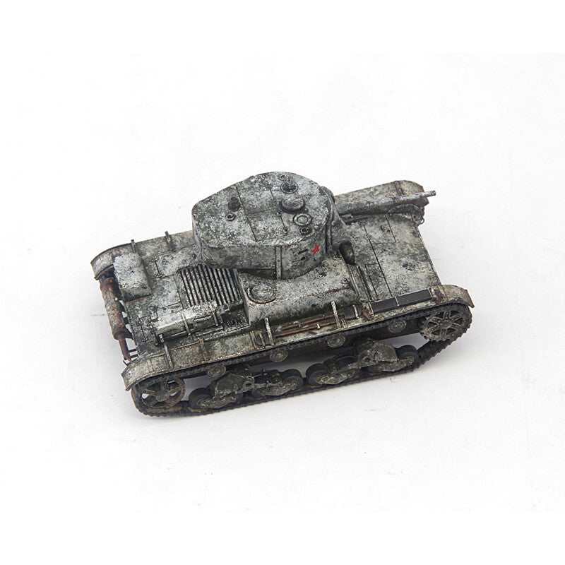 1/72 T26 T-26 Light Tank Model 1933 No Antenna Snow Coating