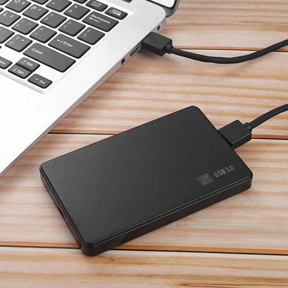 USB 3.0 Portable External Hard Drive Disk Slim SATA Storage Device Case