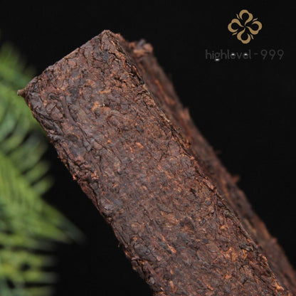500g Ripe Pu'er Tea Brick Yunnan Menghai Old Tree Camphor Aroma Aged Leaf Tea