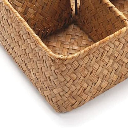 Tea Bag/Sugar Packet Holder, Coffee 10.2 x 7.9 x 2.6 inch, 6 Divided Basket