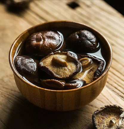 Dried Shiitake Mushrooms Organic Grown Mushrooms Premium Natural Fungus