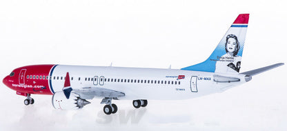 1:400 GeminiJets Norwegian BOEING 737 MAX 8 Passenger Airplane Diecast Model