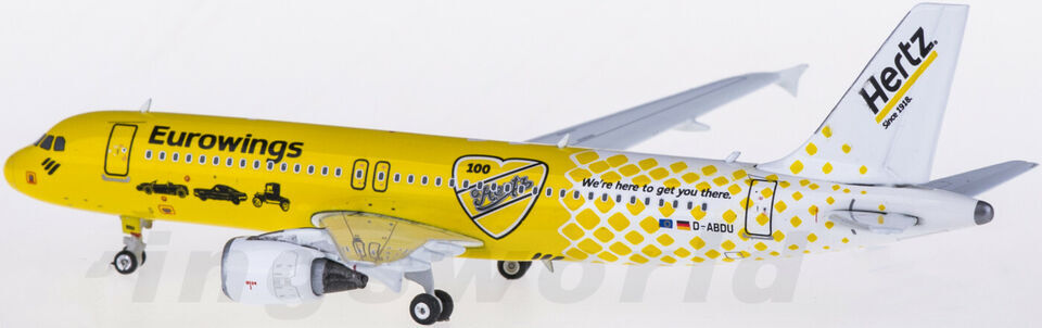 1:400 Phoenix Eurowings AIRBUS A320 Passenger Airplane Diecast Airplane Model