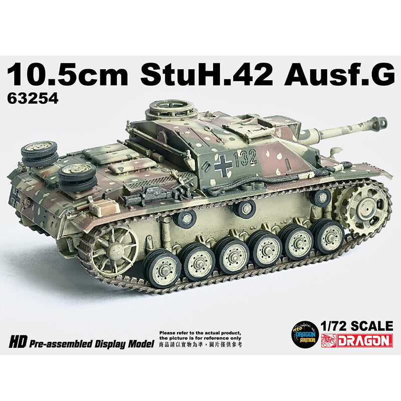 1/72 German 10.5cm Type 42 Assault Howitzer G-Tank Model 1944