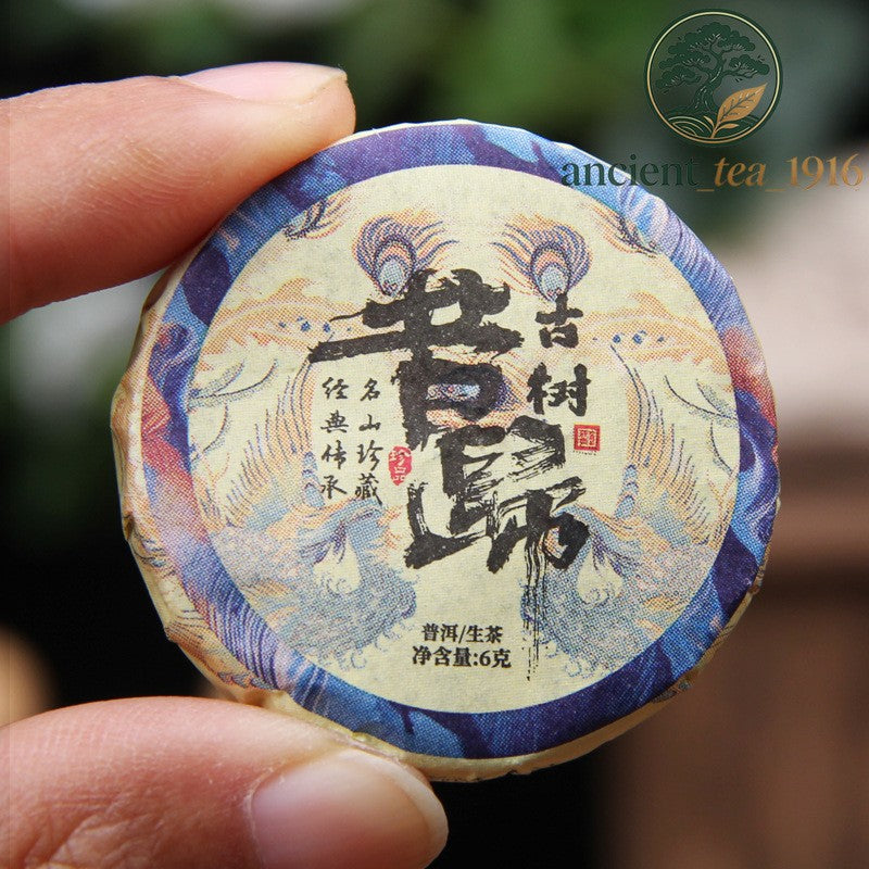 500g Pu'er Tea Ancient Tree Tea Cake Yunnan Tuocha Shengpu Tea Small Tea Cake