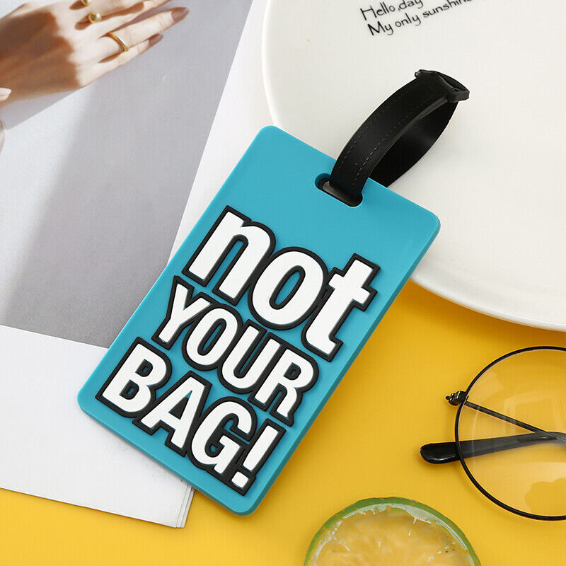 Luggage Tags PVC Hang Tag Baggage Labels Name Address Suitcase Travel Holiday