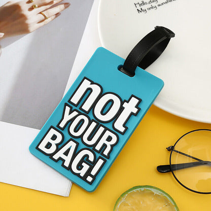 Luggage Tags PVC Hang Tag Baggage Labels Name Address Suitcase Travel Holiday