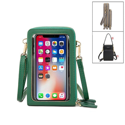 Women Leather Shoulder Bags Large Capacity Crossbody Bags Handbag Phone Purse