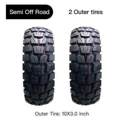 Semi Off-road Inner Outer Tire 10inch Cross-country Non-slip Electric Scooter