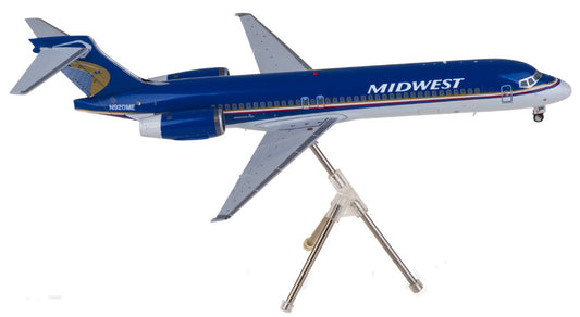 1:200 Geminijets Midwest Airlines B717-200 Passenger Airplane Diecast Model