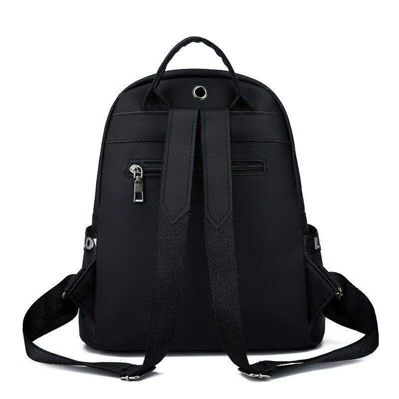 Oxford Cloth Schoolbag Solid Color Fashion Large Capacity Waterproof Bags Female