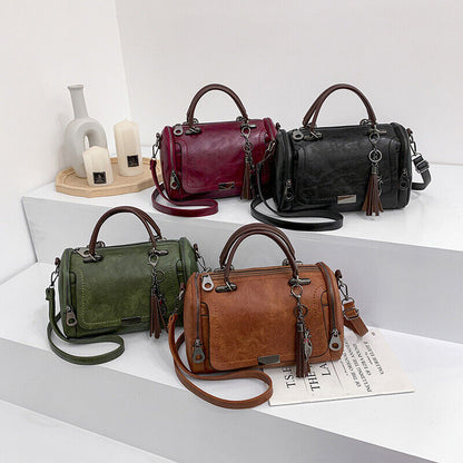 Ladies Faux Leather Shoulder Bag Tote Purse Handbags Messenger Crossbody Satchel