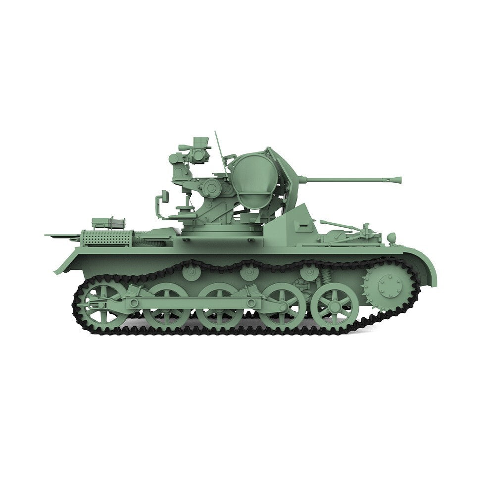 1/160 N Scale Railway Military Model Kit German Flakpanzer I Ausf. A SPAA