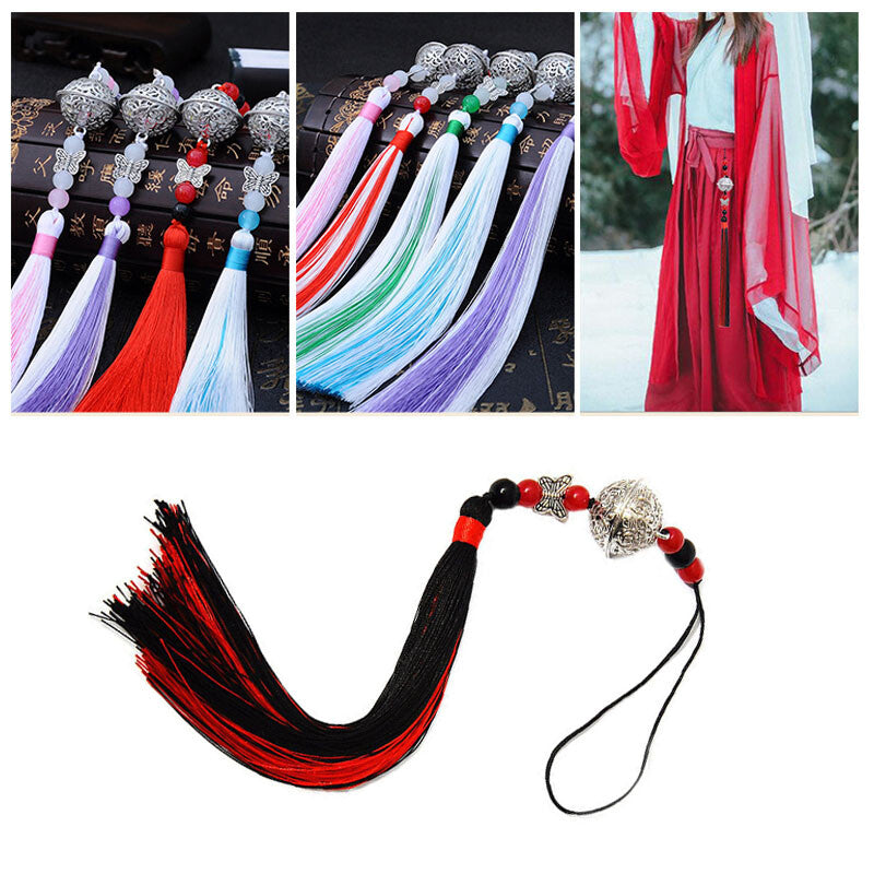36 cm Palace Bell Tassel Crafts Car Pendant Costume Accessories Home Decor Multi