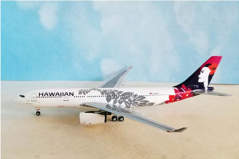 1:400 Aeroclassics Hawaiian Airlines Airbus A330-200 N393HA Plane Diecast Model