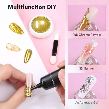 Makartt 3D Sculpting Gel – Clear Nail Art Glue 15g