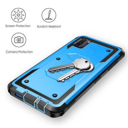 For Samsung Galaxy Note10+ Shockproof Case, w Belt Clip Stand Rugged Phone Cover
