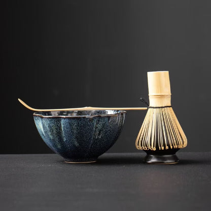 Ceramic Matcha Kit Matcha Bowl and Bamboo Whisk