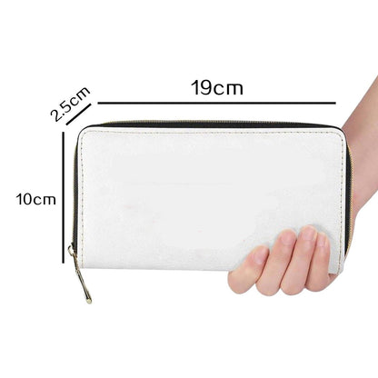 Hologram Long Wallet Synthetic Leather Clip Purse Holographic Holder Clutch 1 PC