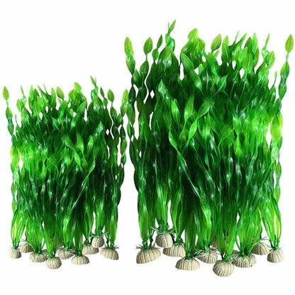 20Pcs/Lot Artificial Plastic Plants Aquarium Grass Fish Tank Decoration Ornament
