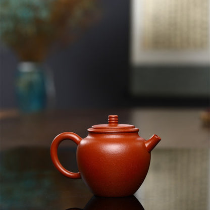 Chinese Kungfu Tea Pot Marked Real Yixing Zisha Jiangpo Clay 120ml Handmade Pot