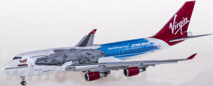 1:400 JC Wings Virgin Atlantic BOEING 747-400 Airplane Flap Down Diecast Model