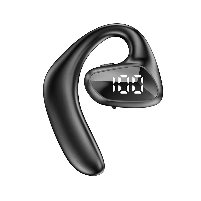 Wireless Bluetooth 5.2 Earpiece Headset Driving Trucker Earbuds Noise Cancelling