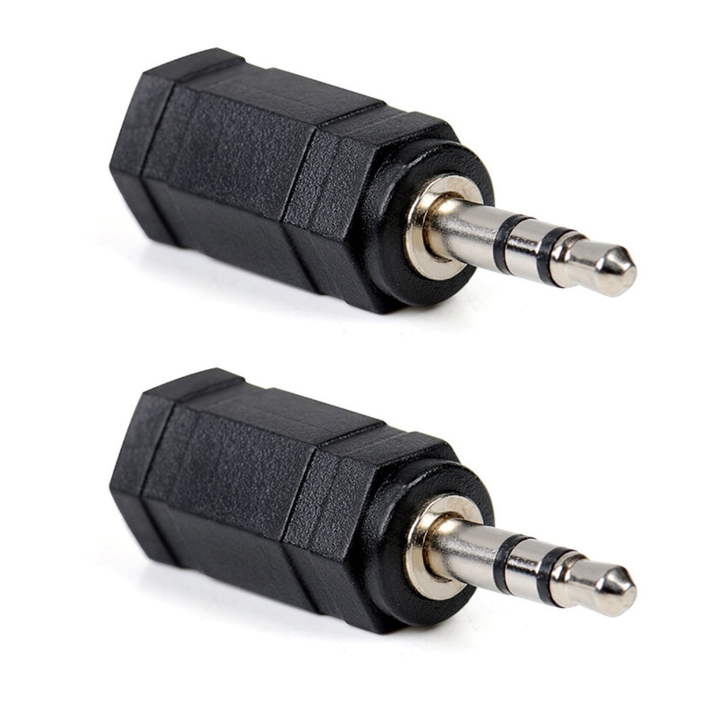 2pcs Stereo Audio Jack Adapter 3.5mm Plug to 2.5mm Jack MP3/MP4 players