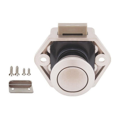 Push Button Catch Pop Up Lock Knob Latch Cupboard Camper RV Caravan Cabinet A
