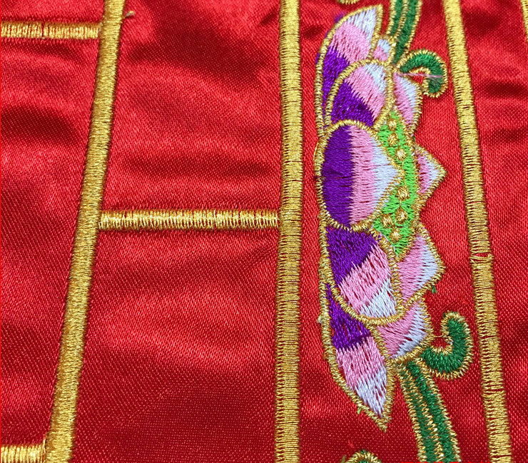 Monk Buddhist Clothing Embroidery Gold Thread Small Cassock Buddhist
