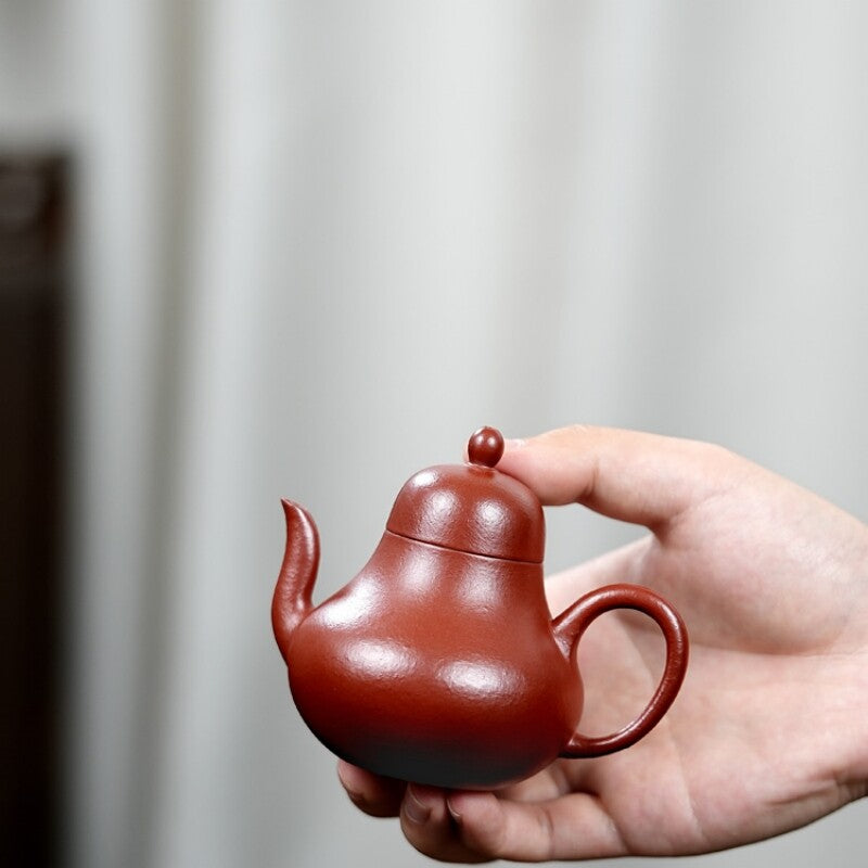 140ml Marked Tea Pot Real Yixing Zisha Dahongpao Clay Siting Handmade Pot Of Tea