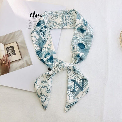 Handbag Handle Ribbon Scarf Band Hair Head Neck Neckerchief Retro Hair Ribbons