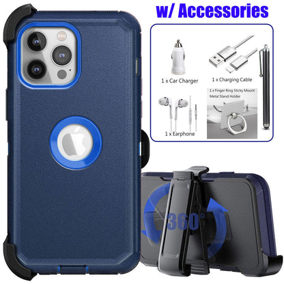 For Apple iPhone 14 Clip Belt Holster Case Shockproof Phone Cover Accessories