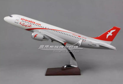 47CM Air Arabia AIRBUS A320 CN-NMA Passenger Airplane Resin Aircraft Plane Model