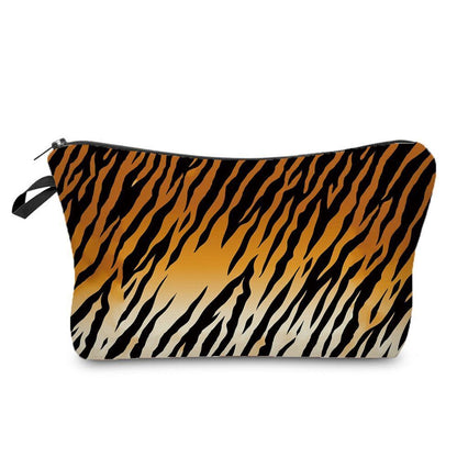 Personalized Pretty Makeup Bag Leopard Print Cosmetic Bags Multifunction Travel