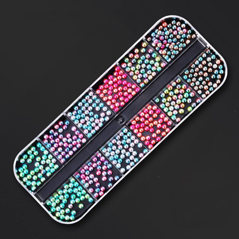 Nail Art Decor 12Design Box 3D Irregular Abalone Seashell Fragment Flakes Charms
