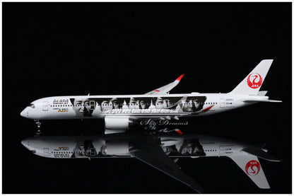 1:400 JC Wings JAPAN AIRLINES AIRBUS A350-900 Airplane Flap Down Diecast Model