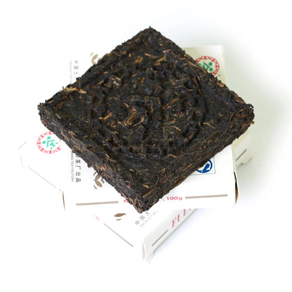 2007yr 1000g Puer Pu'er Puerh Raw Cake Tea CNNP Zhongcha Fulushouxi Square Brick