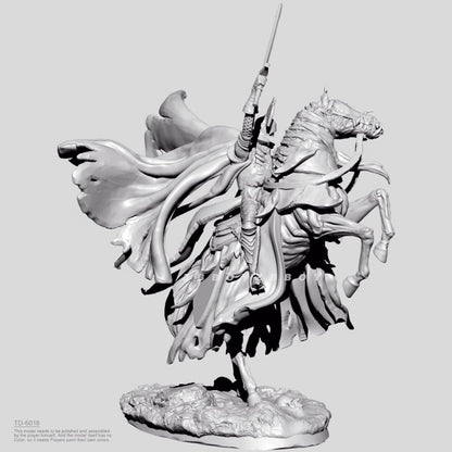 1/35 resin figure model kit Dungeon Demon Ghost Knight 3D Printing Unassembled