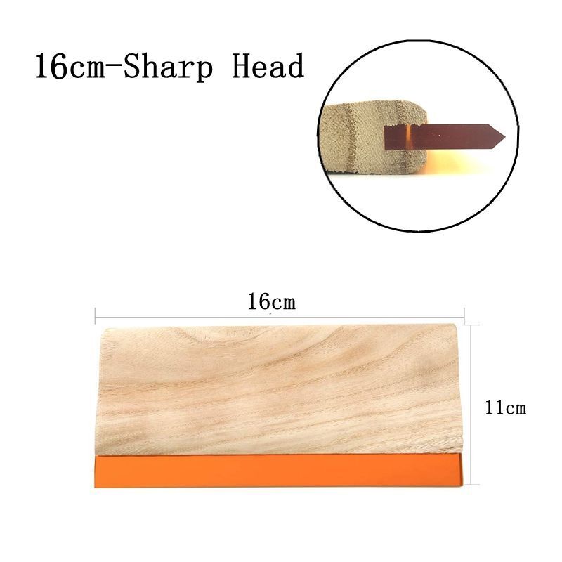 Silk Screen Printing Tools Wood Squeegee Scrapers Aluminum Emulsion Scoop Coater