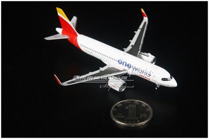1:400 JC Wings IBERIA Oneworld AIRBUS A320neo Passenger Airplane Diecast Model