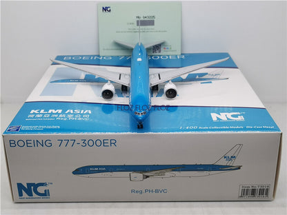 for NG Models for KLM Asia for Boeing B777-300ER PH-BVC 1/400 Aircraft Model