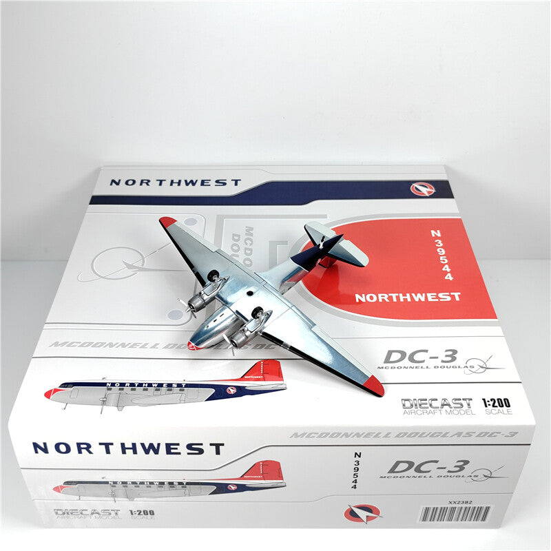 1:200 JC Wings NORTHWEST Douglas DC-3 Airplane Diecast Aircraft Plane Model