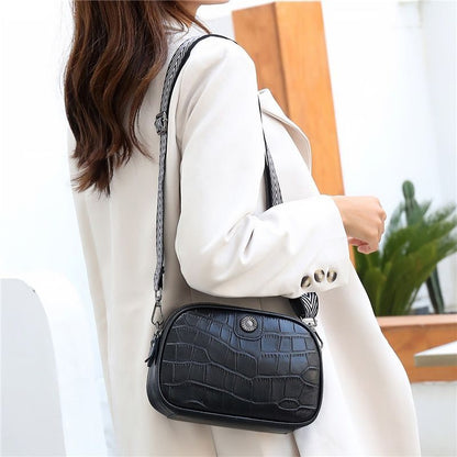 Soft Cowhide Messenger Bag Genuine Leather Shoulder Bag Luxury Handbag Polyester